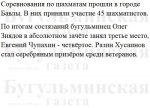 Бугульминцы стали призёрами блиц-лиги юго-востока Татарстана