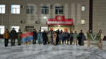 В Бугульме торжественно проводили контрактников