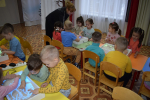 Бугульминские библиотекари провели мастер-класс по песочному рисованию для дошкольников