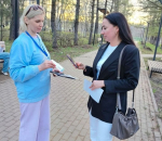Волонтеры помогают бугульминцам проголосовать за общественные пространства