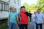 Работы по благоустройству некоторых дворов в Бугульме близятся к завершению