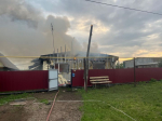 В Бугульминском районе полностью сгорел частный дом