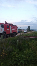 В Бугульминском районе полностью сгорел частный дом