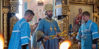 После праздничной службы Успения Пресвятой Богородицы совершается Чин Погребения Пресвятой Богородицы. - Bugulma.ws
