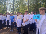 В Бугульме священник принял участие в торжественной линейке в День знаний