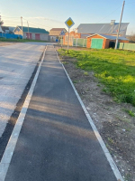 В поселке Карабаш Бугульминского района построили новый тротуар