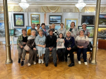 Участники группы «Мы вместе-Без бергэ» Бугульмы посетили выставку картин