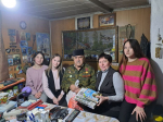 Прогресская сельская библиотека посетила жителя села Рамиля Мухутдинова