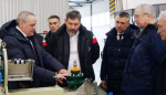 Глава Минпромторга РТ протестировал бугульминские мини-погрузчики и обсудил вопросы экспорта с предприятиями