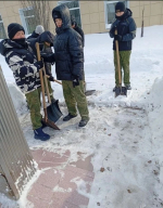 Кадеты Бугульмы почтили память Мусы Джалиля митингом у монумента герою