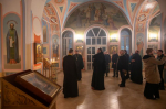 Епископ Мефодий совершил Всенощное бдение в канун Недели сыропустной в Казанско-Богородицком монастыре