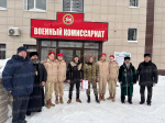 В Бугульме проводили двоих контрактников, прибывших из Башкортостана и Тверской области