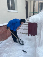 В Бугульме продолжается акция «Снежный десант»