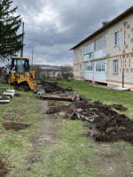 В Бугульме начались работы по благоустройству дворов по программе «Наш двор»
