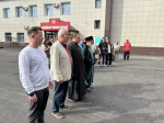 В Бугульме проводили троих контрактников в зону СВО