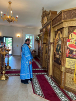 В Александро-Невском мужском монастыре села Сосновка Бугульминского района состоялась Божественная литургия