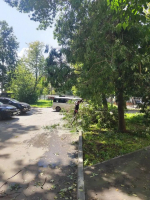 Бугульма ликвидирует последствия урагана