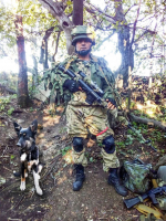 Юные бугульминцы посвятили рисунки собаке, спасшей военнослужащих