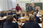 В Бугульме росгвардейцы провели уроки мужества для школьников