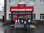 Из Бугульмы отправили очередную группу контрактников в зону СВО