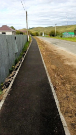 В Карабаше построили новый тротуар в микрорайоне Кутулдук