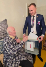 Ветеран ВОВ проголосовал в Бугульме