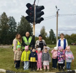 В детском саду «Радуга» Бугульмы проходят мероприятия по безопасности дорожного движения