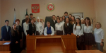 В рамках профессионального ориентирования Бугульминский городской суд посетили учащиеся МБОУ татарская гимназия №14 имени Хади Атласи