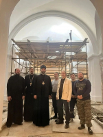 В монастыре Бугульмы прошла встреча епископа Мефодия с художниками-реставраторами